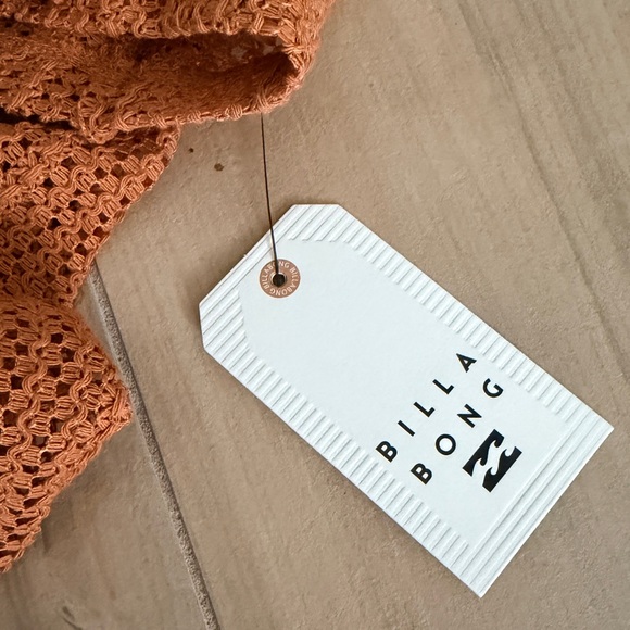 Billabong Largo Overshirt Cover Up  OUTFIT Set Toffee NWT Small/Medium - Picture 6 of 9